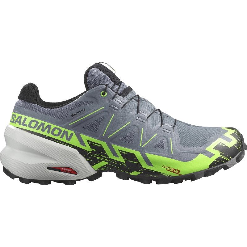 Salomon Speedcross 6 GTX - férfi (Flint Stone/Green Gecko/Black)