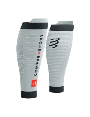CompresSport R2 3.0 Compression Calf Sleeves (Safe Yellow/White) thumbnail