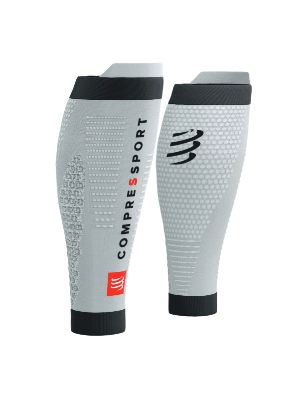 CompresSport R2 3.0 Compression Calf Sleeves (Safe Yellow/White)