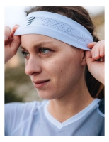 CompresSport Thin Headband On/Off (White/Black) thumbnail