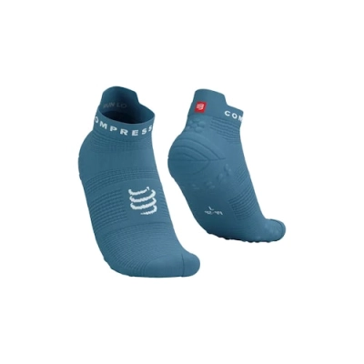 CompresSport Pro Racing Socks v4.0 Low - Niagara Blue/White kép