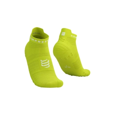 CompresSport Pro Racing Socks v4.0 Low - Green Sheen/White kép