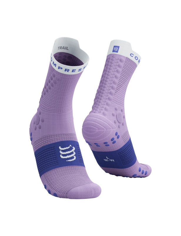 CompresSport Pro Racing Socks V4.0 Trail - Lupine/Dazz Blue