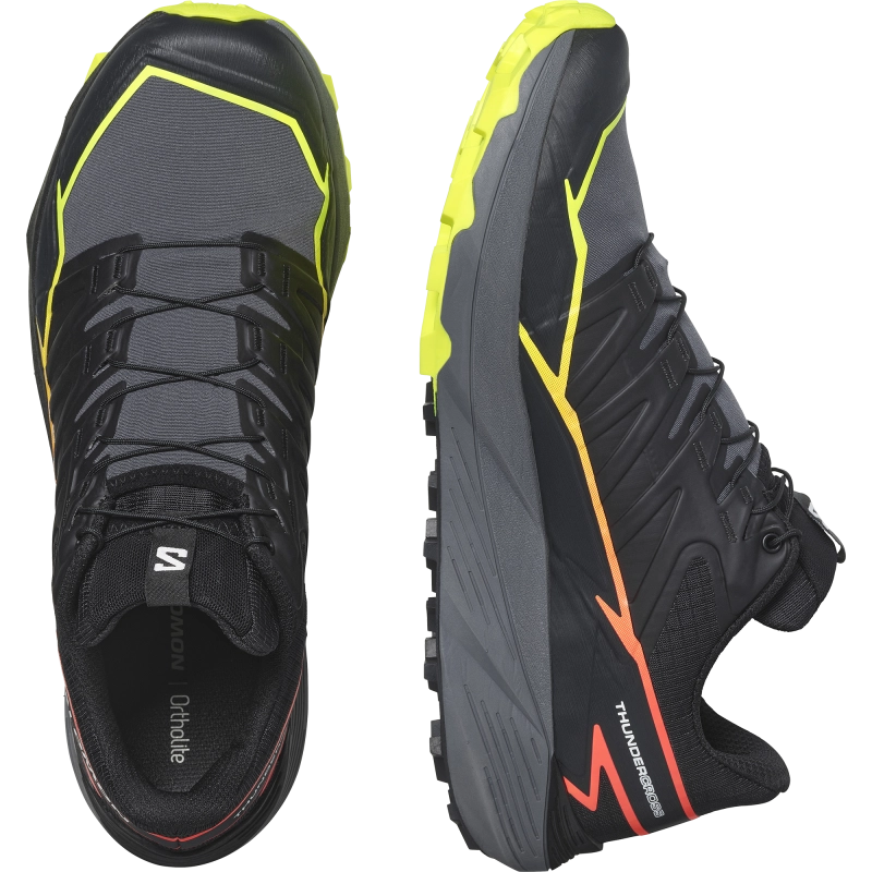 Salomon Thundercross - férfi (Black/Quiet Shade/neon Flame)