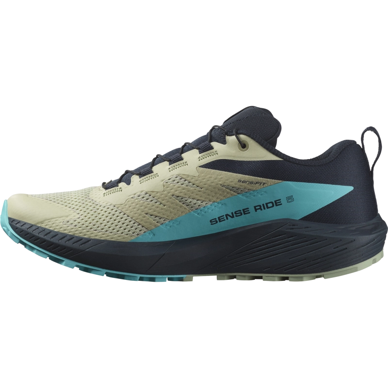 Salomon Sense Ride 5 - férfi (Alfalfa/Carbon/Peacock Blue)