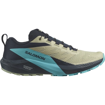 Salomon Sense Ride 5 - férfi (Alfalfa/Carbon/Peacock Blue) kép