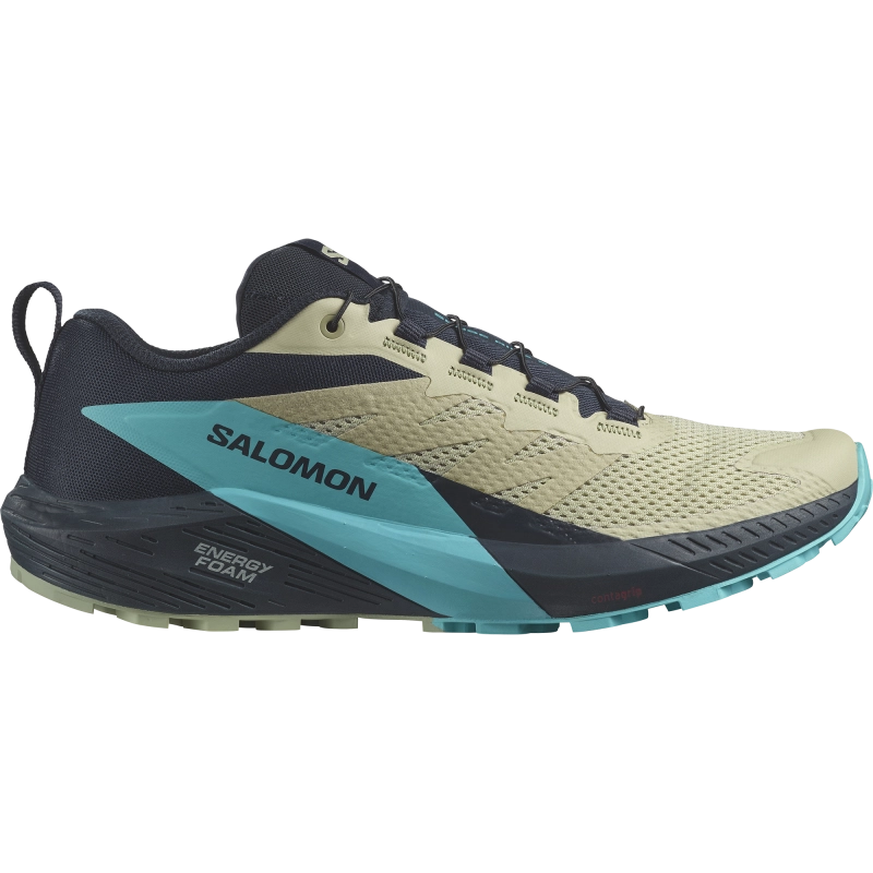 Salomon Sense Ride 5 - férfi (Alfalfa/Carbon/Peacock Blue)