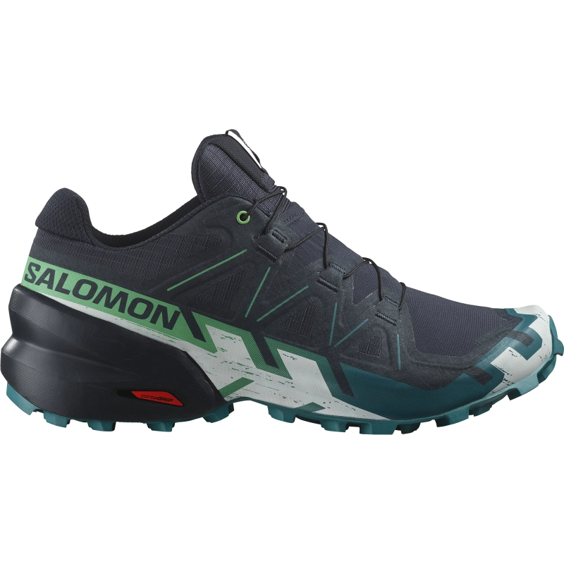 Salomon Speedcross 6 - férfi (Carbon/Tahitian Tide/White)