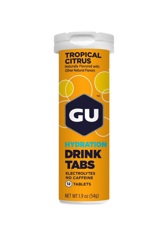 GU Hydration Drink Tabs - 12db tropical/citrus (Tropical/Citrus)