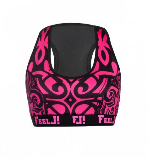 FeelJ Etno Pink PushUp Sports Bra női sportmelltartó