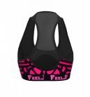 FeelJ Etno Pink PushUp Sports Bra női sportmelltartó