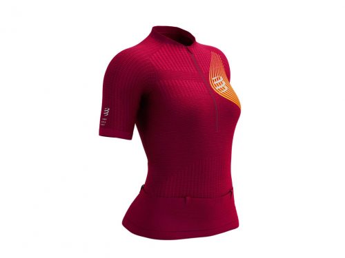 CompresSport Trail Postural SS Top W női rövid ujjú futópóló