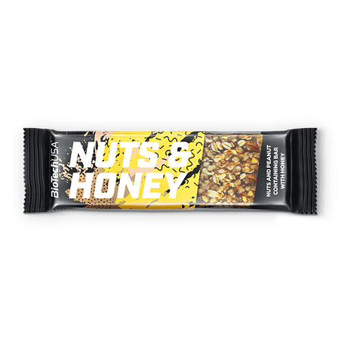 BioTech USA Nuts & Honey (mézes-mogyorós) szelet - 35 g