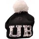 UB Collection UB Knitted Beanie with Pompom téli futósapka