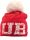 UB Collection UB Beanie with Pompom téli futósapka