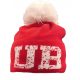 UB Collection UB Beanie with Pompom téli futósapka